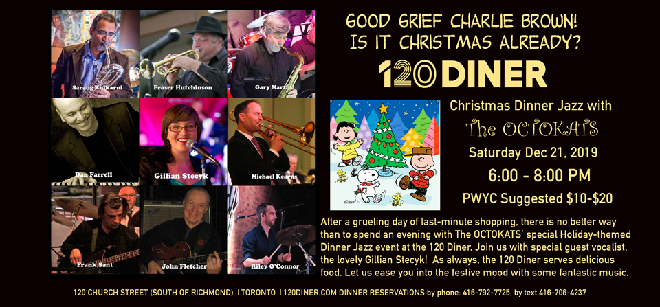 Christmas Dinner Jazz with The OCTOKATS at 120 Diner